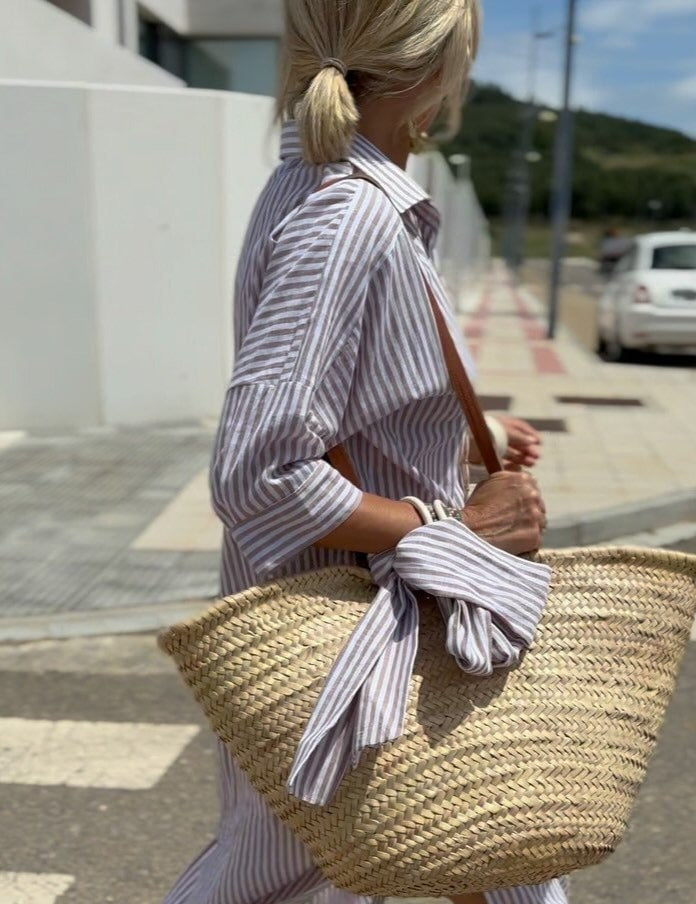 Verónica - Camisa Clásica Rayada