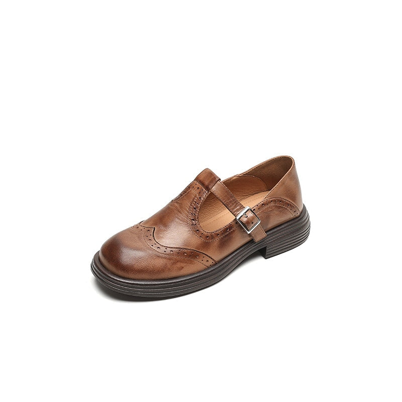 Vega - Zapatos Mary Jane Premium en Cuero