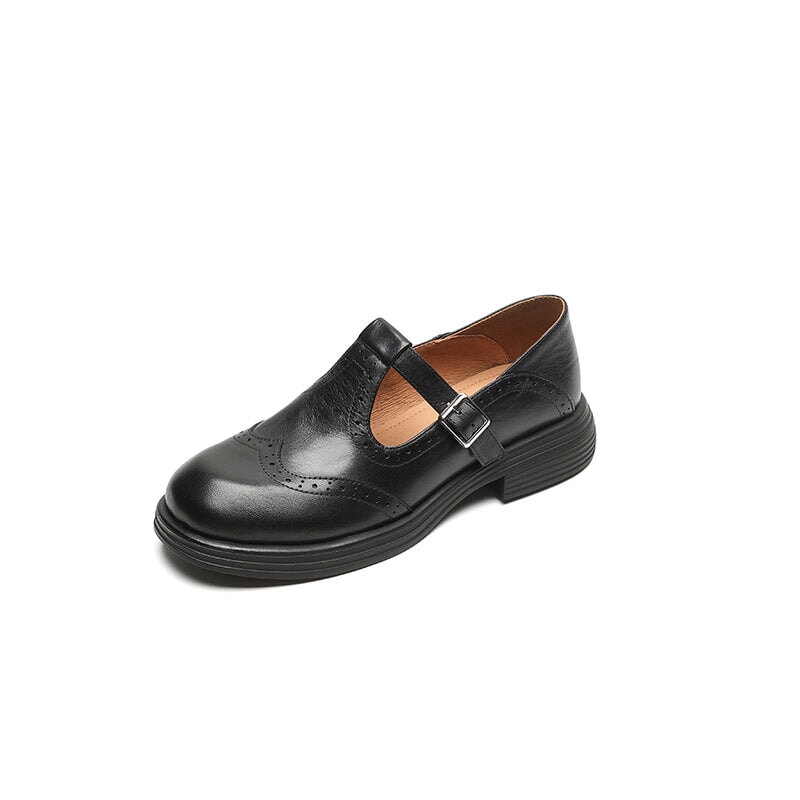 Vega - Zapatos Mary Jane Premium en Cuero