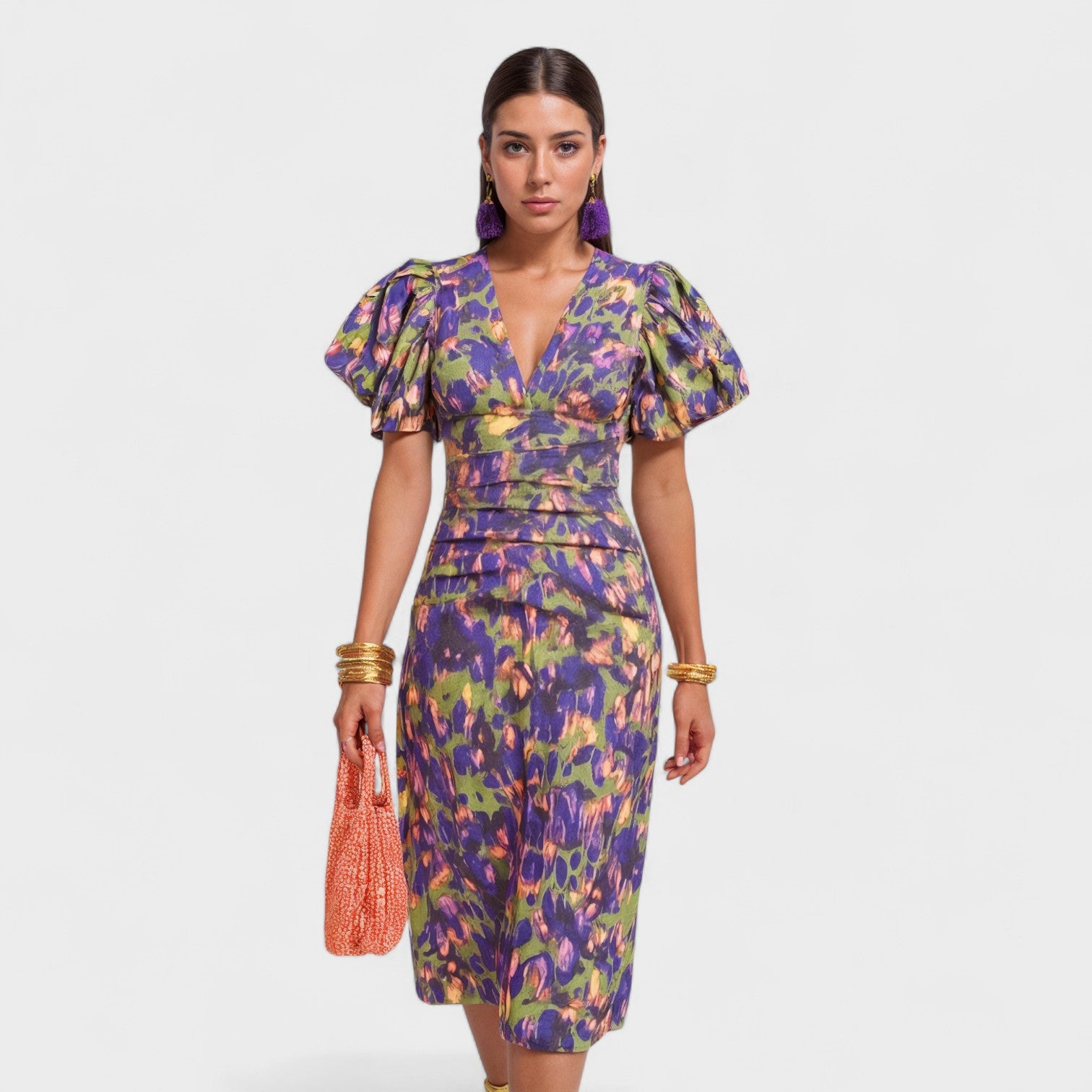 Berta - Vestido Fuego Tropical