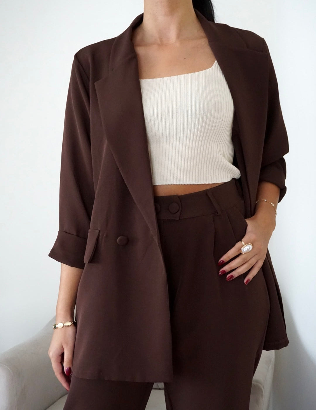 Catarina - Conjunto Borgoña