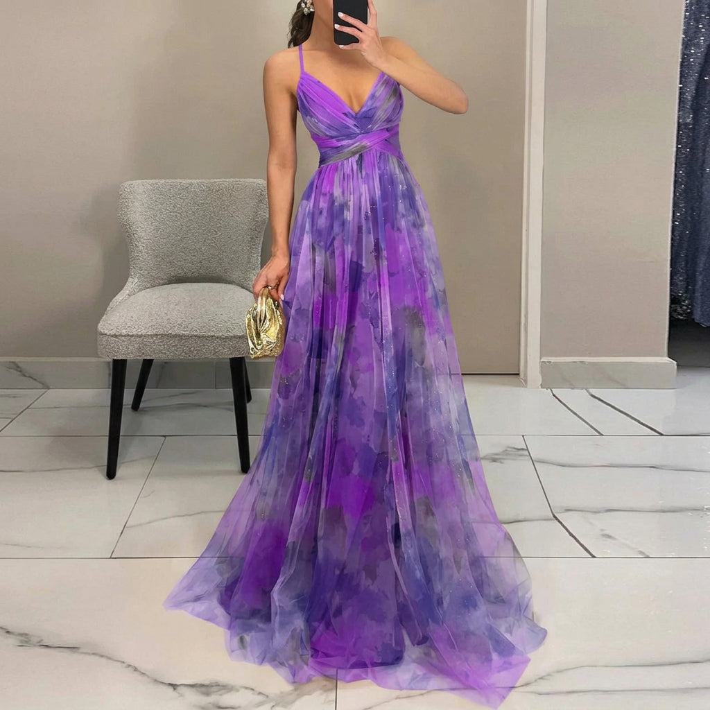 Margarita - Vestido Maxi Con Estampado Floral