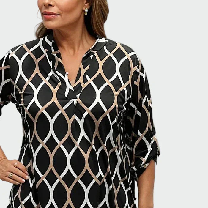 Selena - Camisa casual de manga larga