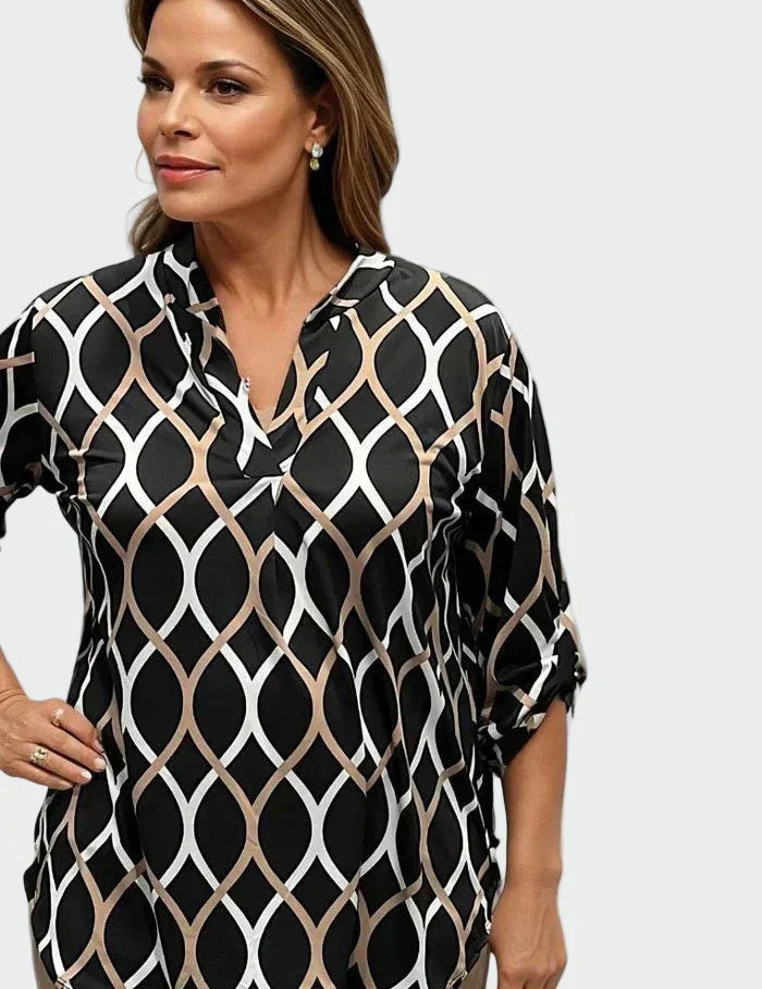 Selena - Camisa casual de manga larga