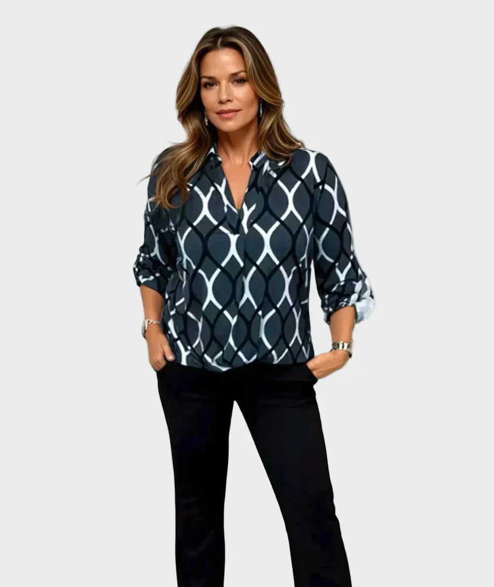Selena - Camisa casual de manga larga