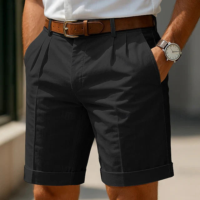 Jorge - Pantalones Cortos Chinos Plisados