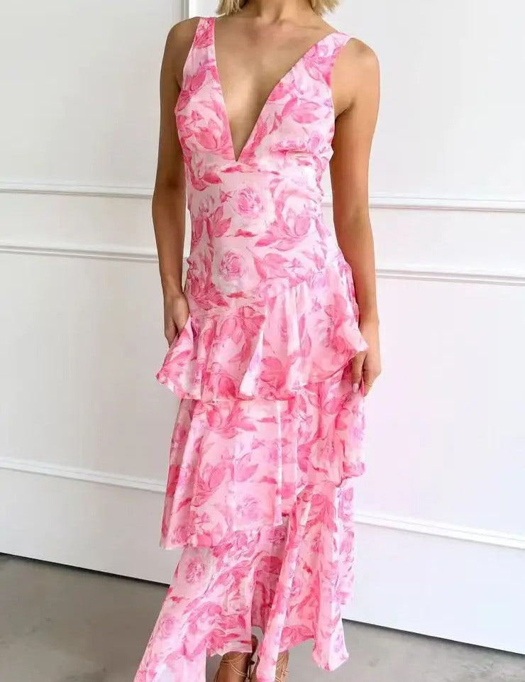 Eugenia - Vestido Maxi Elegante Verano