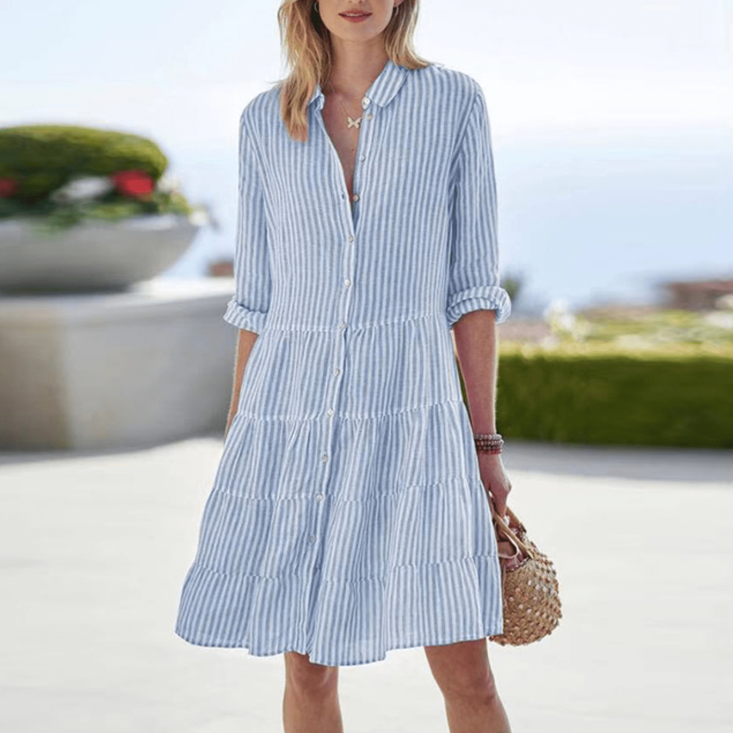 Ana - Vestido de Verano a Rayas