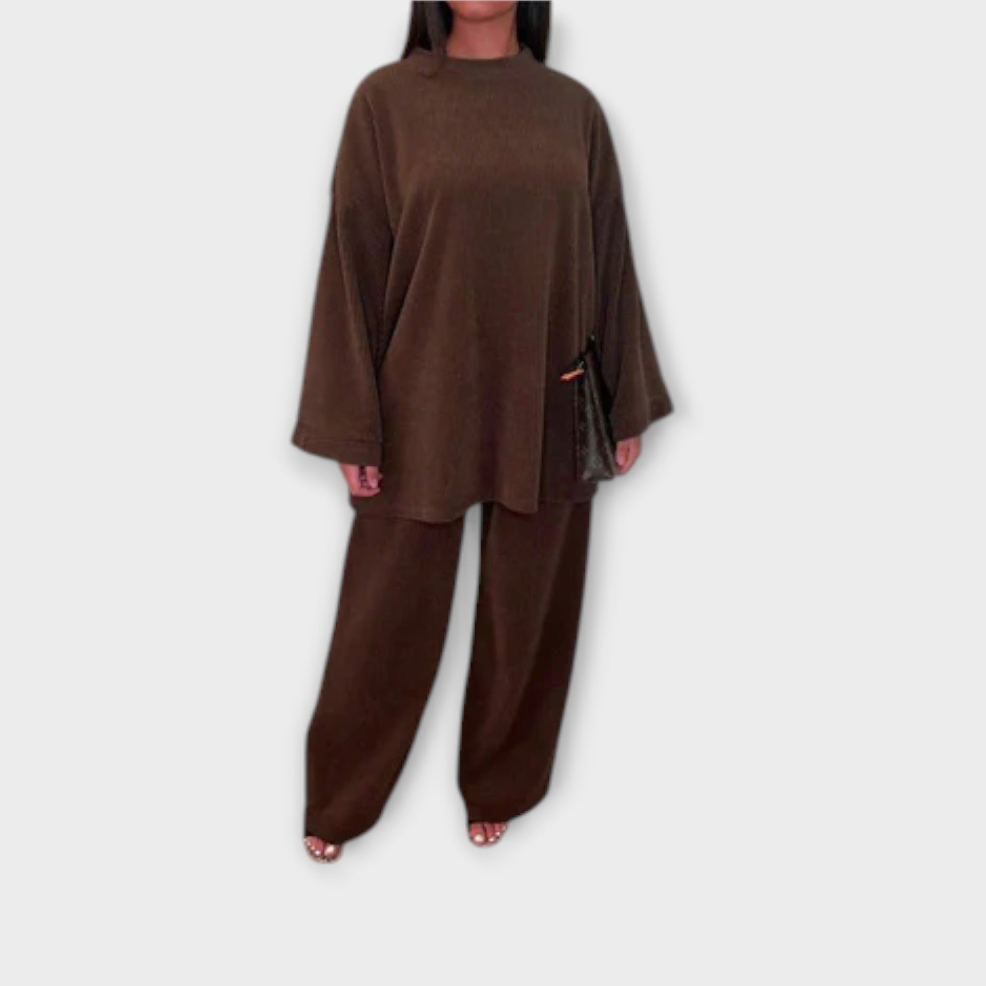 Eliza - Conjunto Plus Size Acanalado