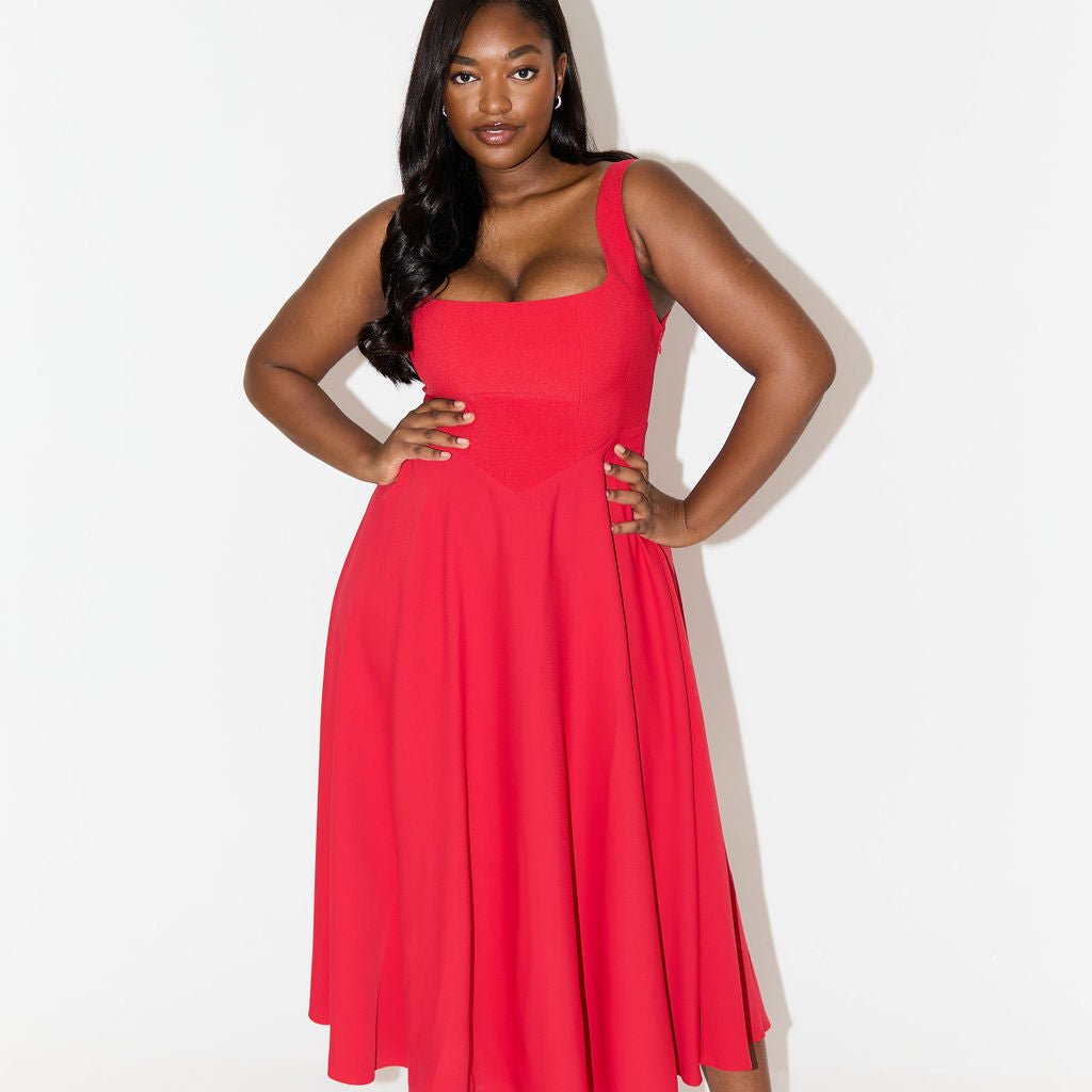 Andrea - Vestido Midi Atemporal