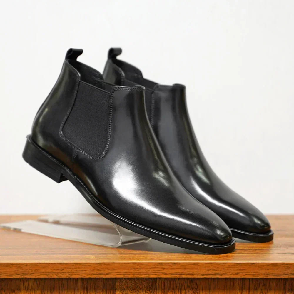 Pedro - Botines Chelsea de Cuero