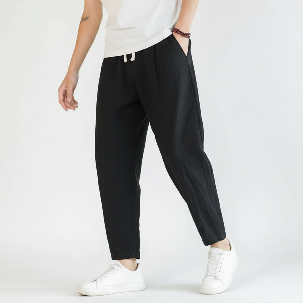 Lionel - Pantalones Cómodos con Cordón