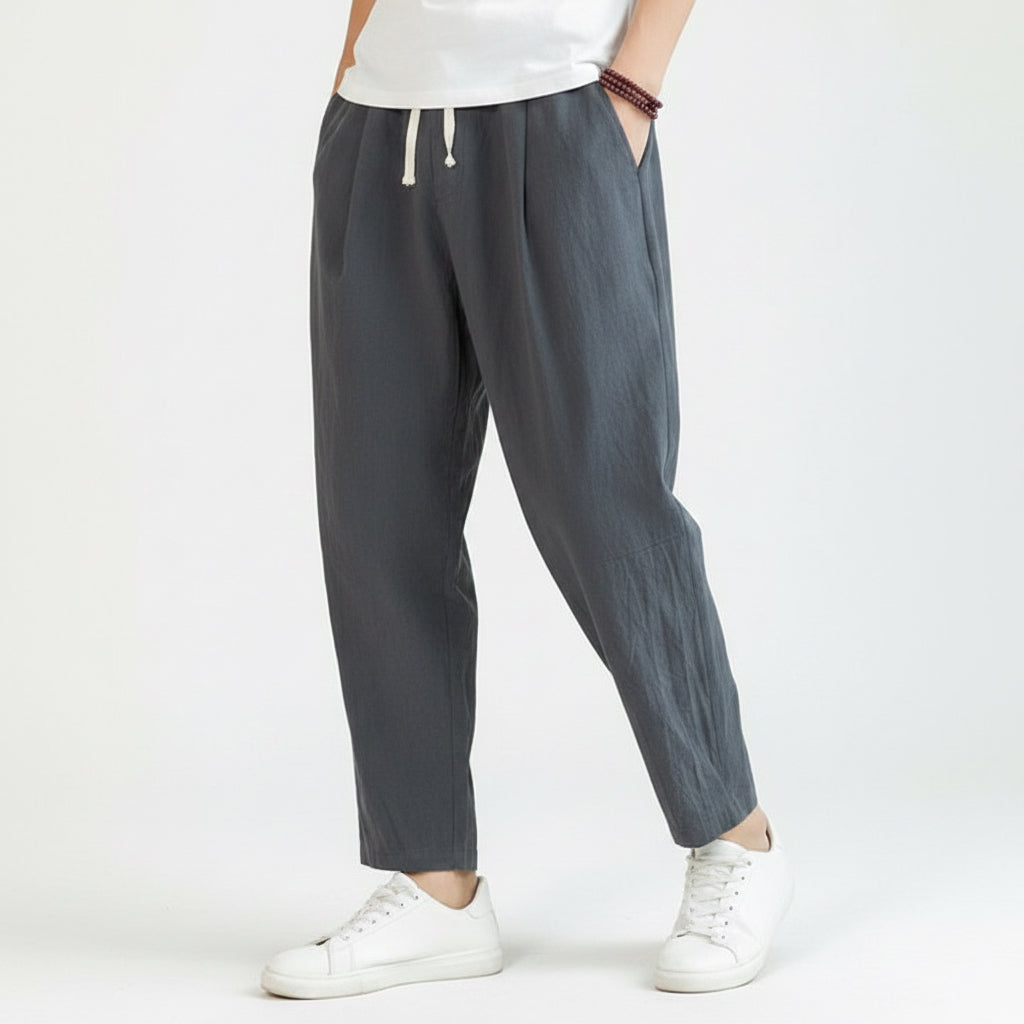 Lionel - Pantalones Cómodos con Cordón