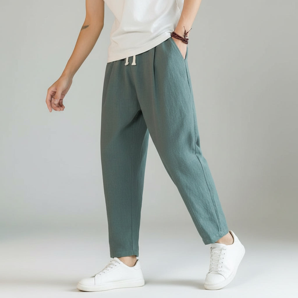 Lionel - Pantalones Cómodos con Cordón