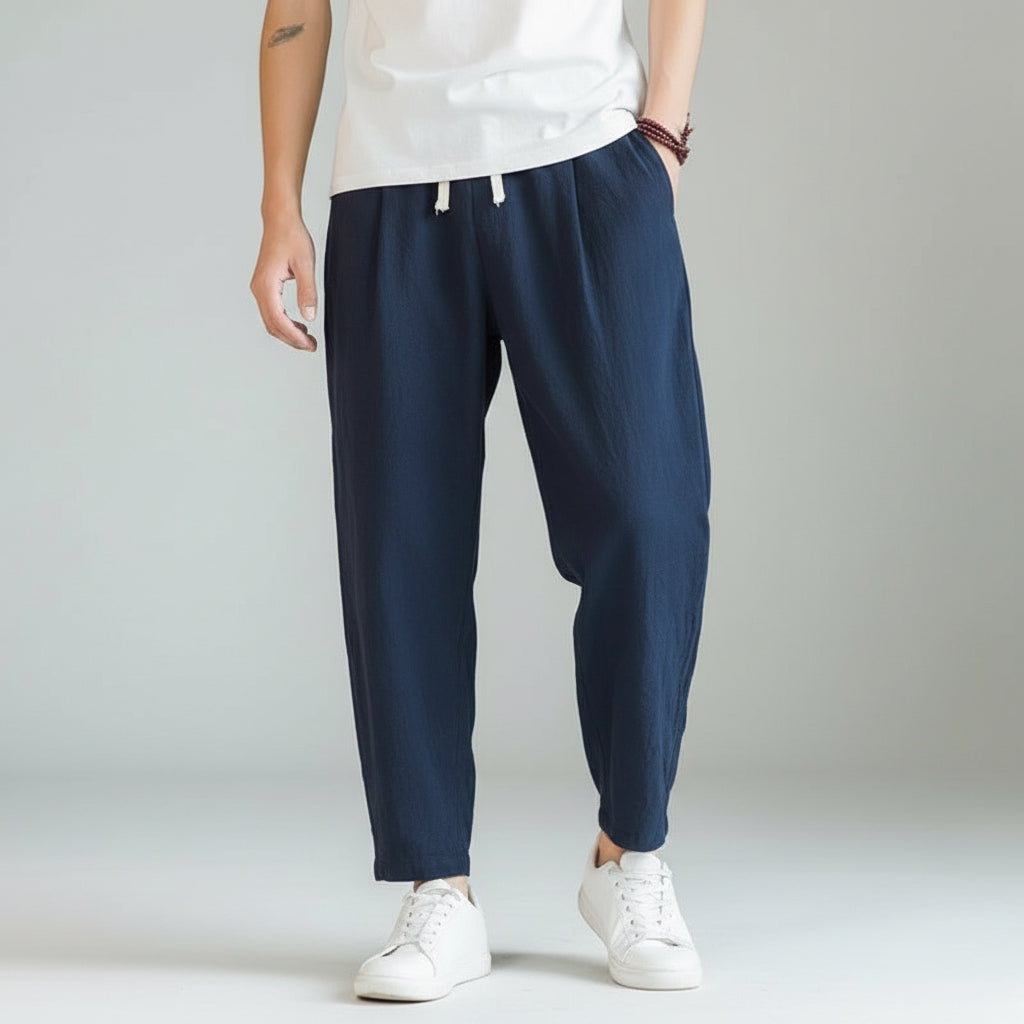Lionel - Pantalones Cómodos con Cordón