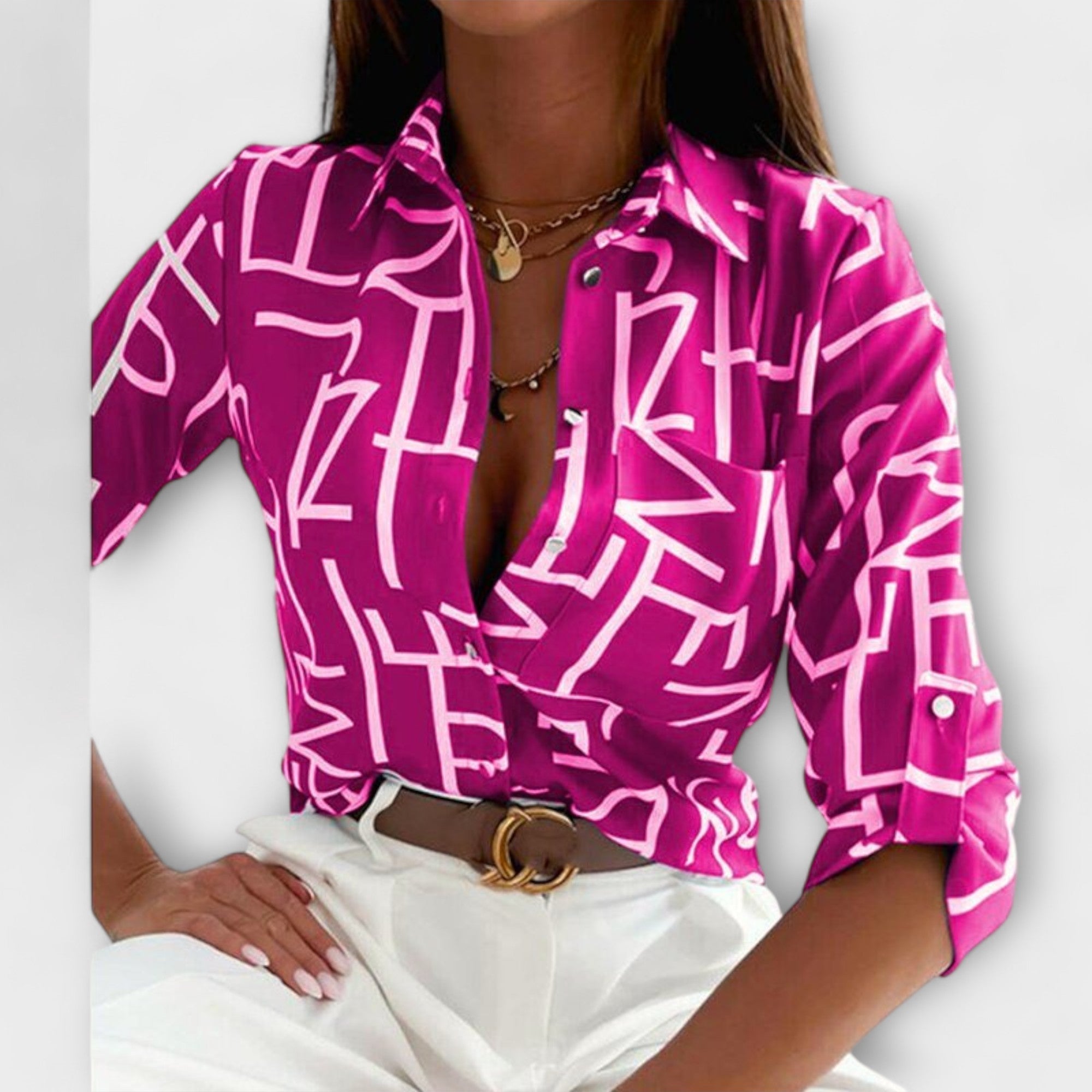 Leonor - Blusa de Cuello Clásico