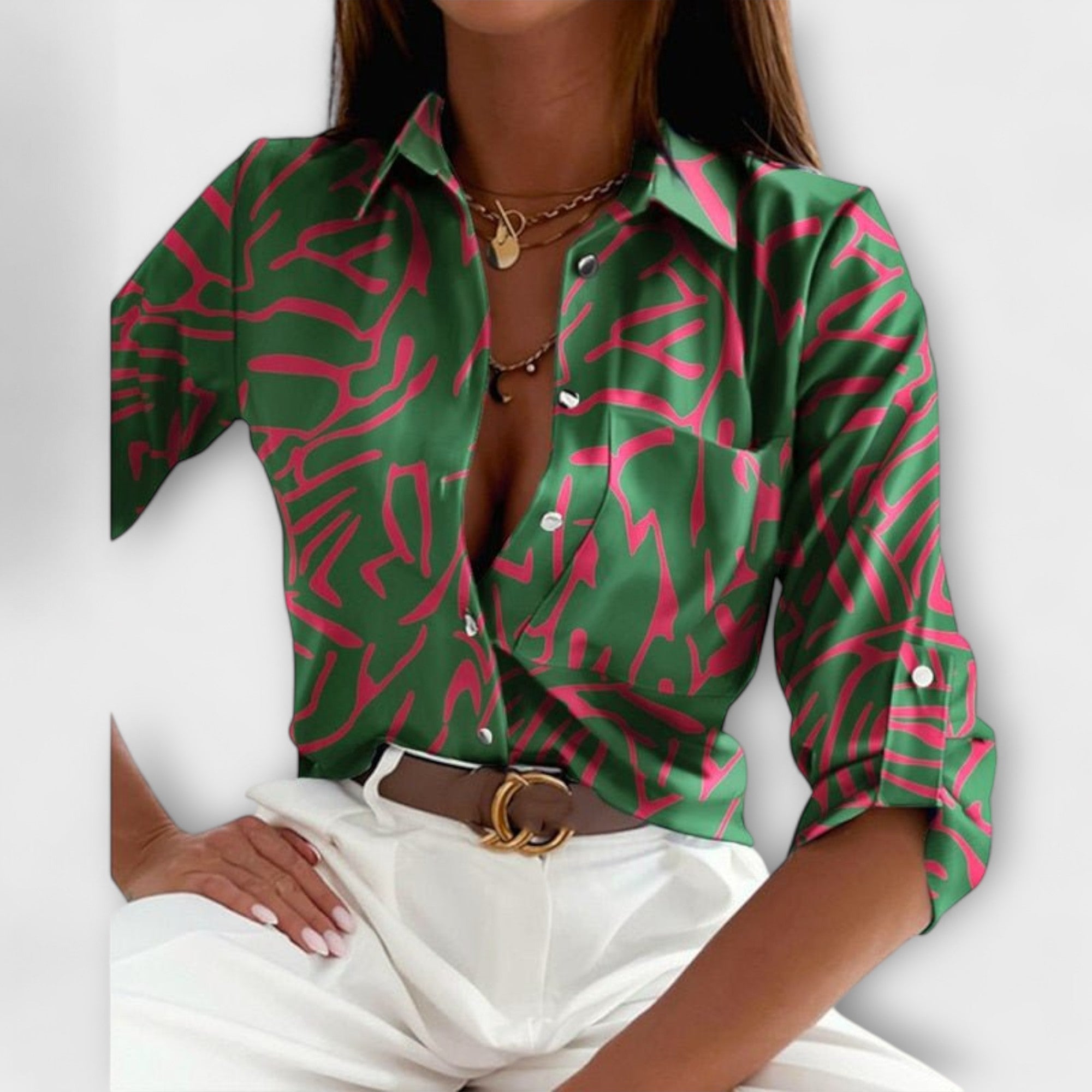 Leonor - Blusa de Cuello Clásico