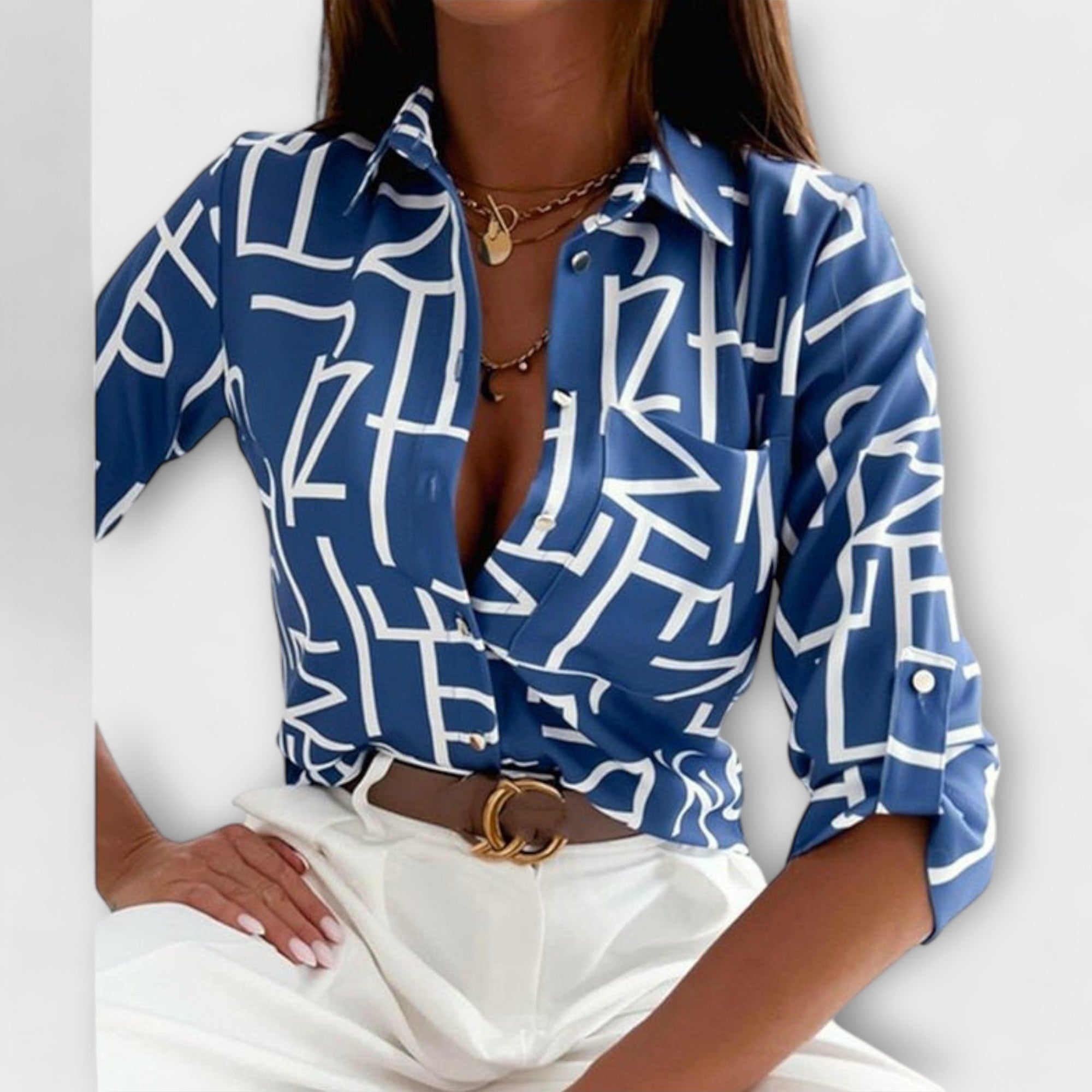 Leonor - Blusa de Cuello Clásico