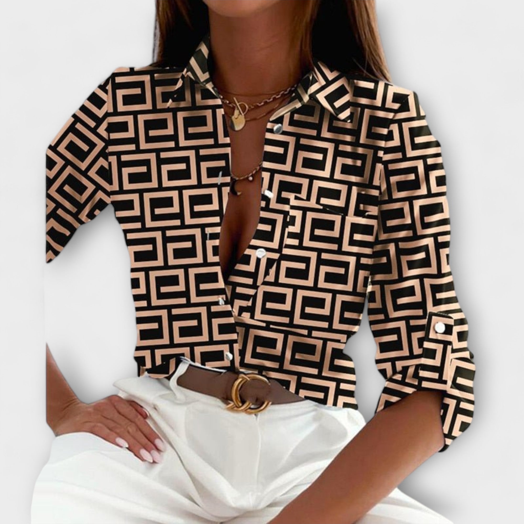Leonor - Blusa de Cuello Clásico