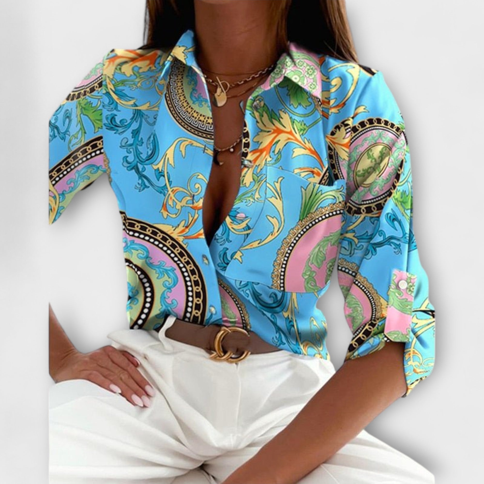 Leonor - Blusa de Cuello Clásico