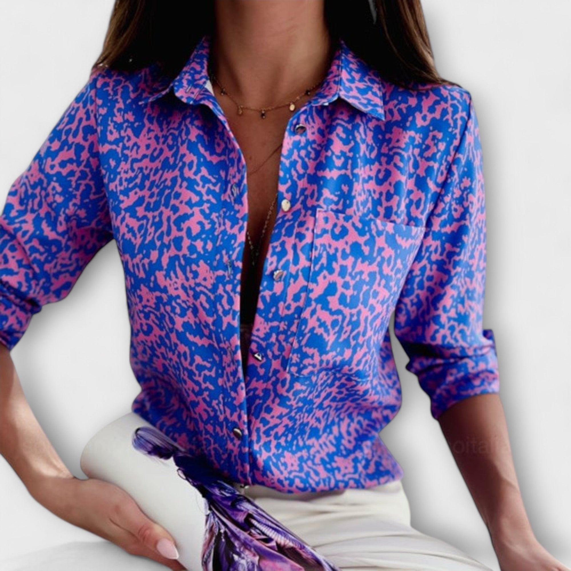 Leonor - Blusa de Cuello Clásico